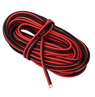 cable rojo negro